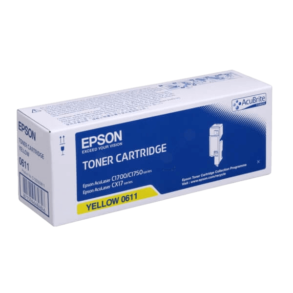 Epson Original C13S050611 gul toner | Innehåll: 1400 sidor