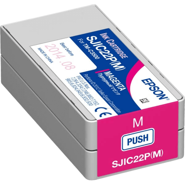 Epson Original SJIC22P C33S020603 magenta bläckpatron | Innehåll: 32,5 ml.