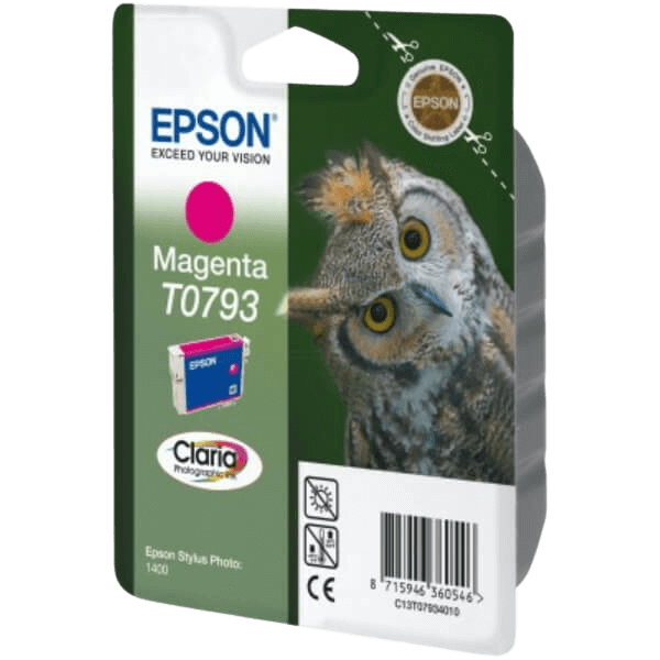 Epson Original T0793 C13T07934010 XL magenta bläckpatron | Innehåll: 11,1 ml.
