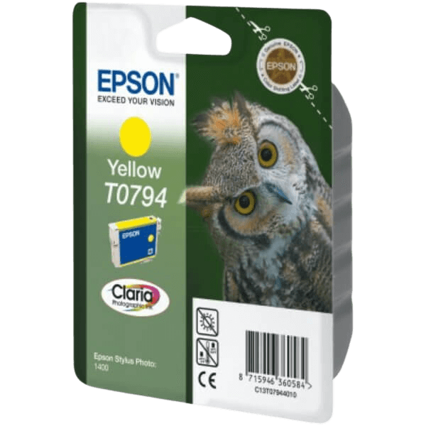 Epson Original T0794 C13T07944010 XL gul bläckpatron | Innehåll: 11,1 ml.