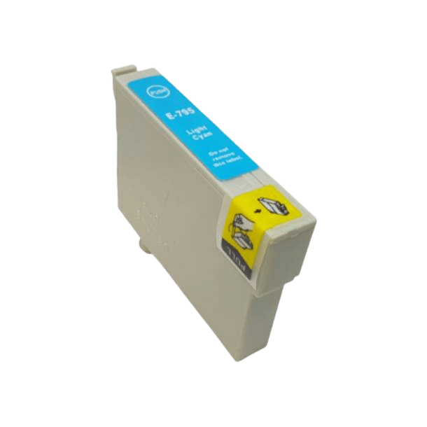 PixoJet Epson T0795 C13T07954010 XL ljus cyan bläckpatron | Innehåll: 15 ml.