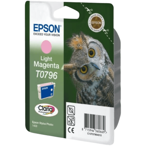 Epson Original T0796 C13T07964010 XL ljus magenta bläckpatron | Innehåll: 11,1 ml.