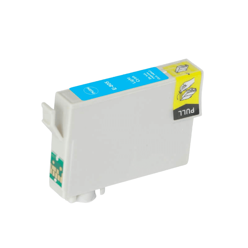 PixoJet Epson T0805 C13T08054011 ljus cyan bläckpatron | Innehåll: 13 ml.