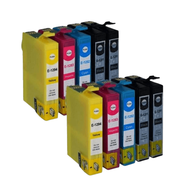 PixoJet Epson T1291 XL rabattpaket - 10 st.