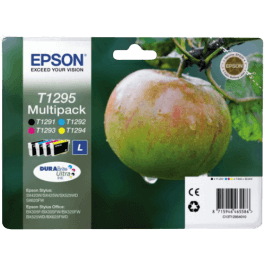 Epson Original T1295 C13T12954012 XL CMYK rabattpaket | Innehåll: 1x11,2 + 3x7 ml.