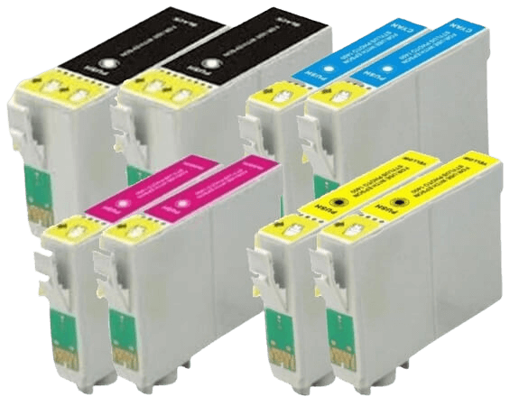 PixoJet Epson T1301 XXL rabattpaket - 8 st.