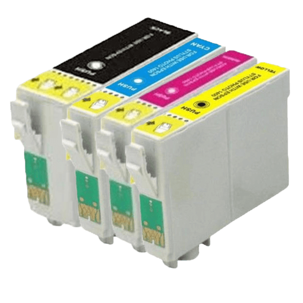 PixoJet Epson T1301 XXL rabattpaket - 4 st.