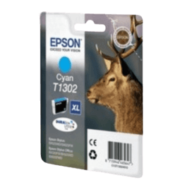 Epson Original T1302 C13T13024012 XXL cyan bläckpatron | Innehåll: 10,1 ml.