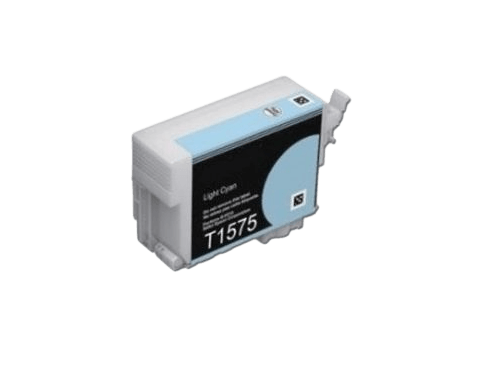 PixoJet Epson T1575 C13T15754010 ljus cyan bläckpatron | Innehåll: 26 ml.