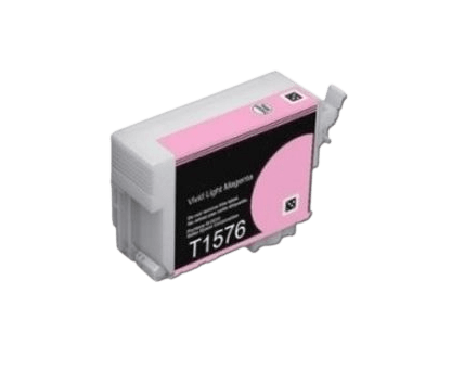 PixoJet Epson T1576 C13T15764010 ljus magenta bläckpatron | Innehåll: 26 ml.