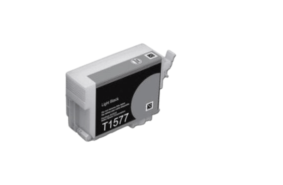 PixoJet Epson T1577 C13T15774010 ljus svart bläckpatron | Innehåll: 26 ml.