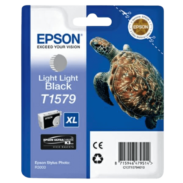 Epson Original T1579 C13T15794010 light light svart bläckpatron | Innehåll: 25,9 ml.