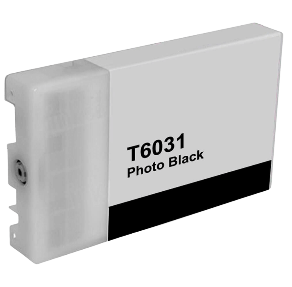 PixoJet Epson T6031 C13T603100 XL foto svart bläckpatron | Innehåll: 220 ml.