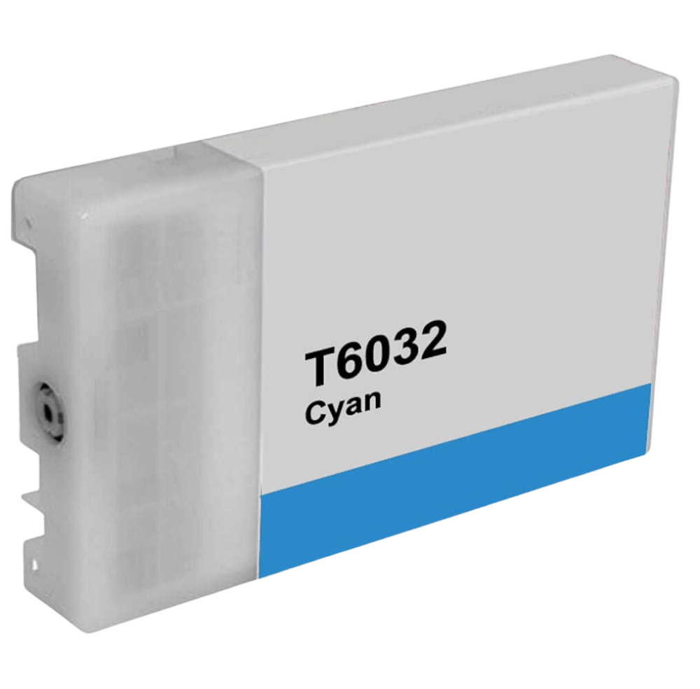 PixoJet Epson T6032 C13T603200 XL cyan bläckpatron | Innehåll: 220 ml.
