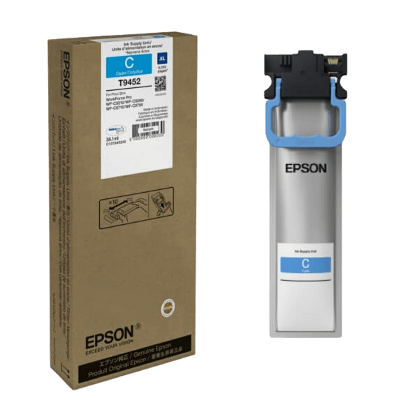 Epson Original T9452 C13T945240 XL cyan bläckpatron | Innehåll: 5000 sidor