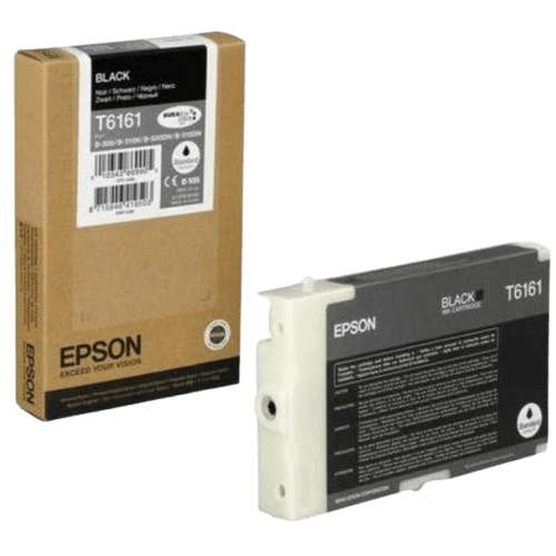 Epson Original T6161 C13T616100 svart bläckpatron | Innehåll: 76 ml.
