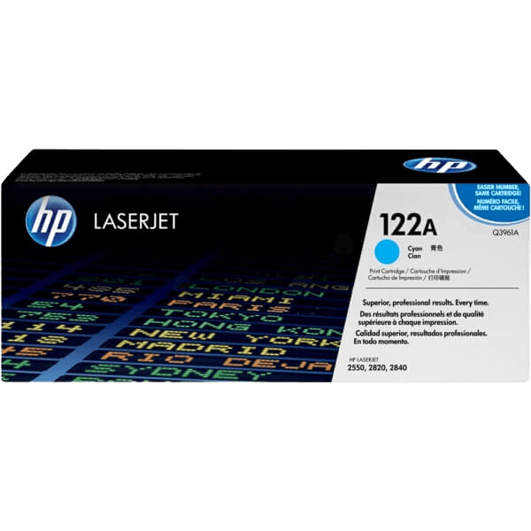 HP Original 122A Q3961A cyan toner | Innehåll: 4000 sidor