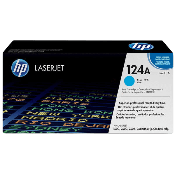 HP Original 124A Q6001A cyan toner | Innehåll: 2000 sidor
