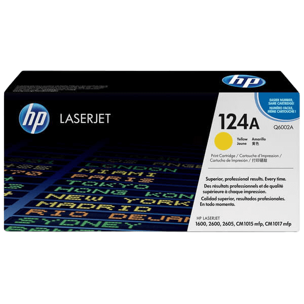 HP Original 124A Q6002A gul toner | Innehåll: 2000 sidor