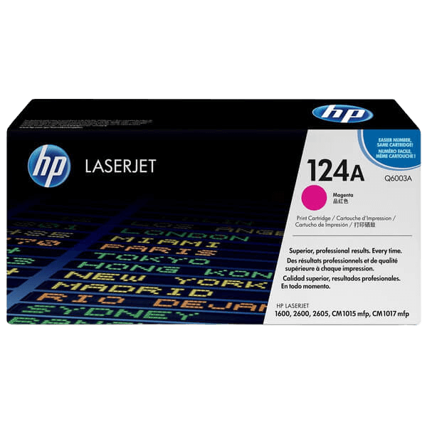 HP Original 124A Q6003A magenta toner | Innehåll: 2000 sidor