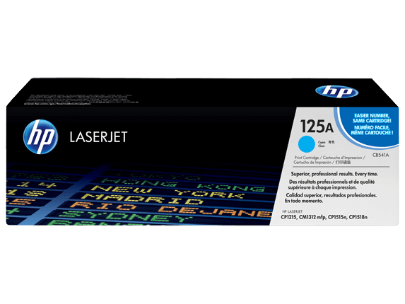 HP Original 125A CB541A cyan toner | Innehåll: 1400 sidor