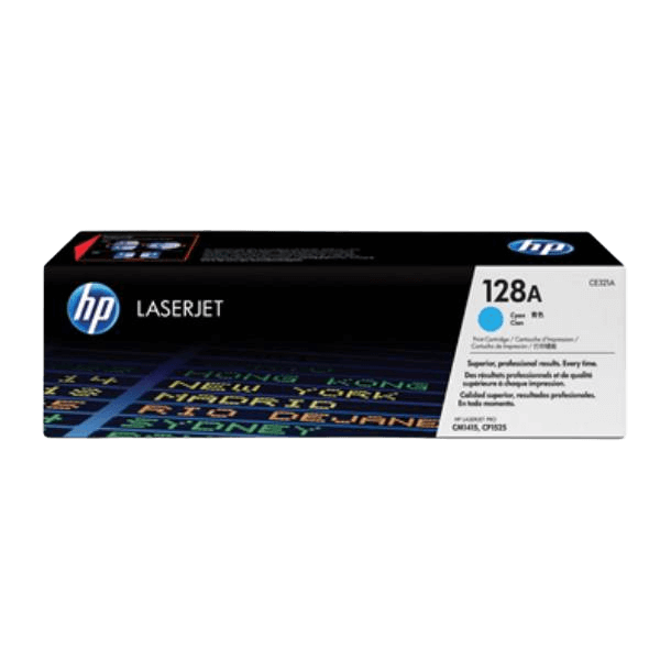 HP Original 128A CE321A cyan toner | Innehåll: 1300 sidor