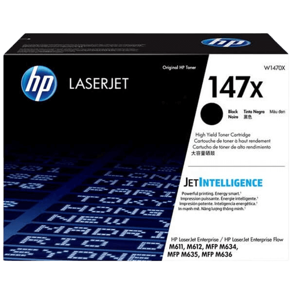 HP Original 147X W1470X XL svart toner | Innehåll: 25200 sidor