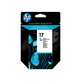 HP Original 17 C6625AE 3 färger i en bläckpatron | Innehåll: 430 sidor