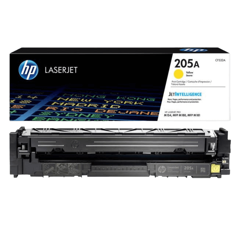 HP Original 205A CF532A gul toner | Innehåll: 900 sidor