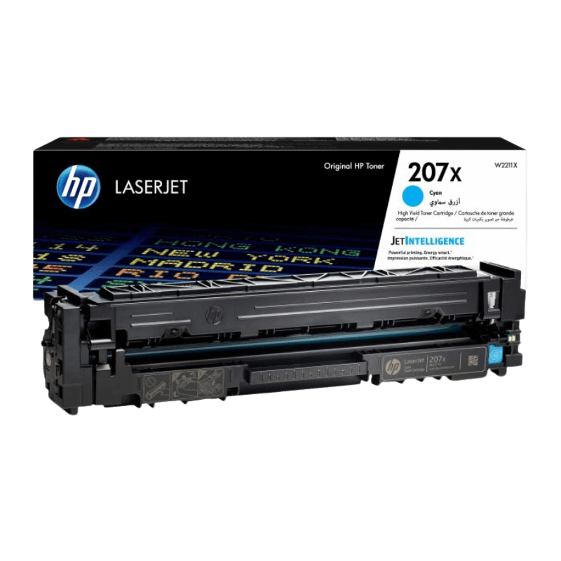 HP Original 207X W2211X XL cyan toner | Innehåll: 2450 sidor