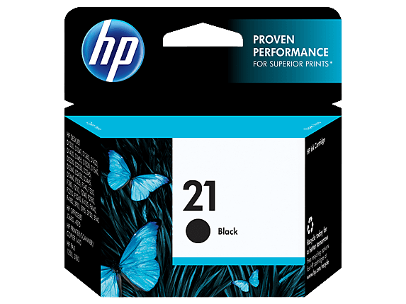 HP Original 21 C9351AE svart bläckpatron | Innehåll: 5 ml.