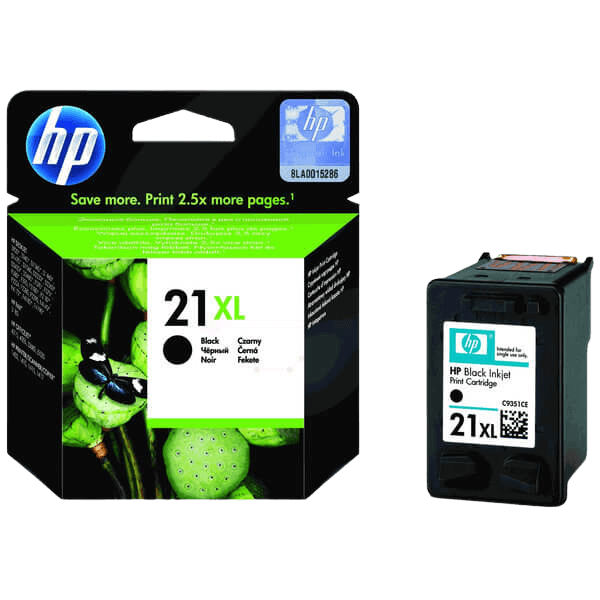 HP Original 21 C9351CE XL svart bläckpatron | Innehåll: 12 ml.