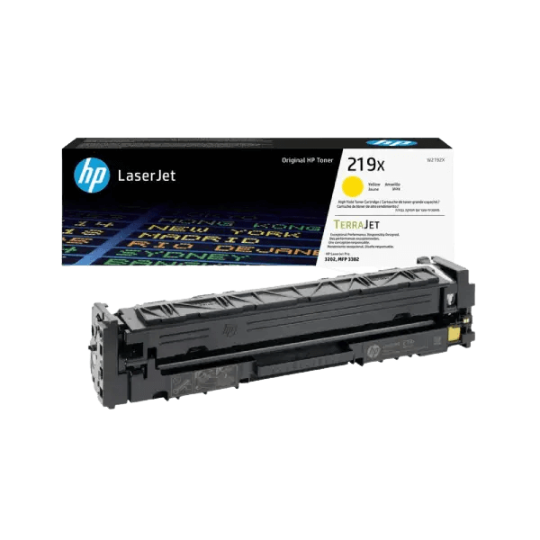 HP Original 219X W2192X XL gul toner | Innehåll: 2500 sidor