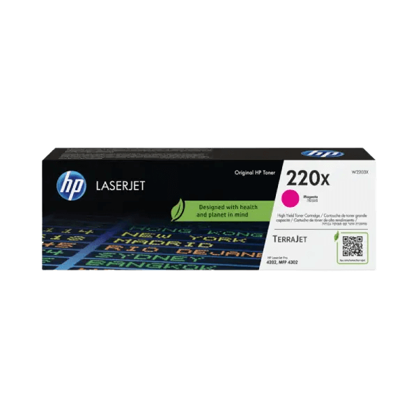 HP Original 220X W2203X XL magenta toner | Innehåll: 5500 sidor