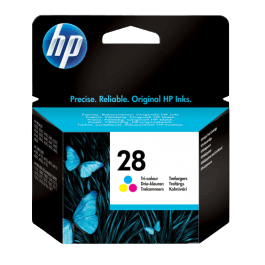 HP Original 28 C8728AE 3 färger i en bläckpatron | Innehåll: 14 ml.