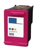 PixoJet HP 300 CC643EE 3 färger i en bläckpatron | Innehåll: 4 ml.