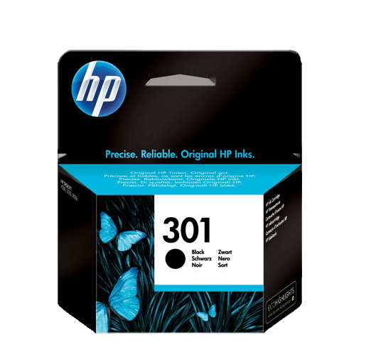 HP Original 301 CH561EE svart bläckpatron | Innehåll: 3 ml.