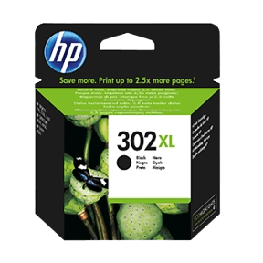 HP Original 302XL F6U68AE svart bläckpatron | Innehåll: 8,5 ml.