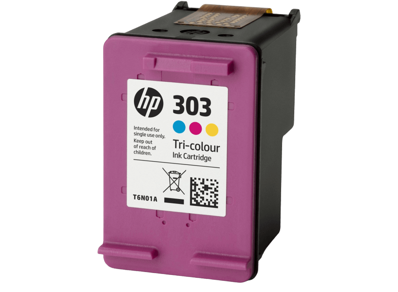HP Original 303 T6N01AE 3 färger i en bläckpatron | Innehåll: 4 ml.