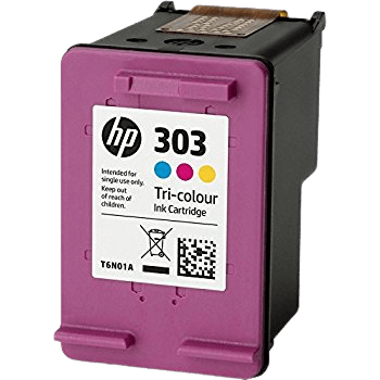HP Original 303XL T6N03AE 3 färger i en bläckpatron | Innehåll: 10 ml.