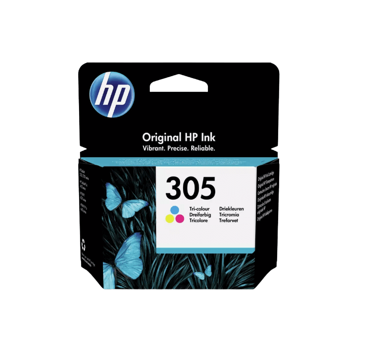 HP Original 305 3YM60AE 3 färger i en bläckpatron | Innehåll: 2 ml.