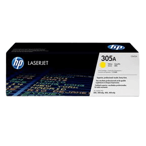 HP Original 305A CE412A gul toner | Innehåll: 2600 sidor