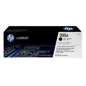 HP Original 305A CE410A svart toner | Innehåll: 2200 sidor