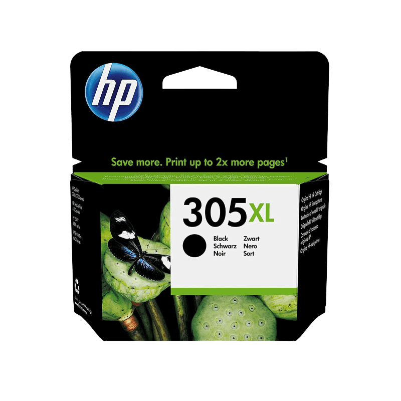 HP Original 305XL 3YM62AE svart bläckpatron | Innehåll: 4 ml.