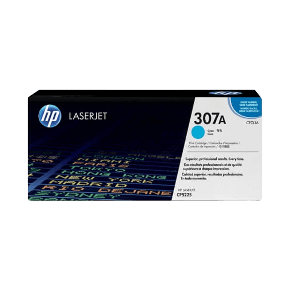 HP Original 307A CE741A cyan toner | Innehåll: 7300 sidor