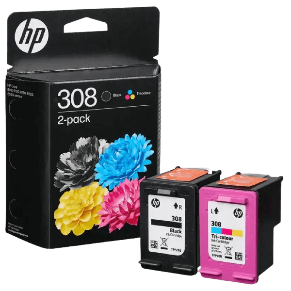 HP Original 308 6L6S6UE CMYK bläckpatron | Innehåll: 120 sidor