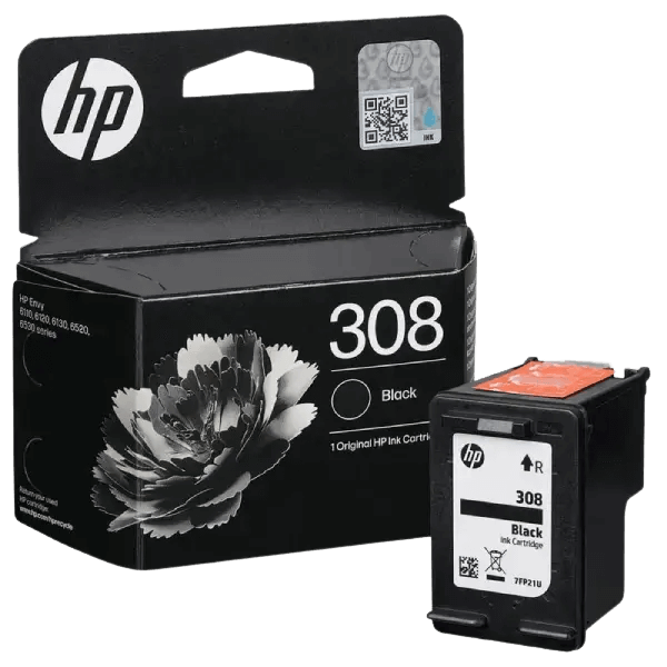 HP Original 308 7FP21UE svart bläckpatron | Innehåll: 160 sidor