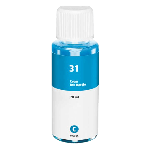 PixoJet HP 31 1VU26AE cyan bläck refill | Innehåll: 8000 sidor