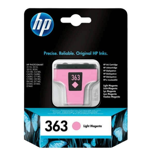 HP Original 363 C8775EE ljus magenta bläckpatron | Innehåll: 4 ml.