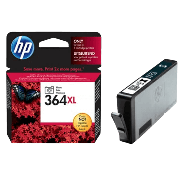 HP Original 364XL CB322EE foto svart bläckpatron | Innehåll: 6 ml.